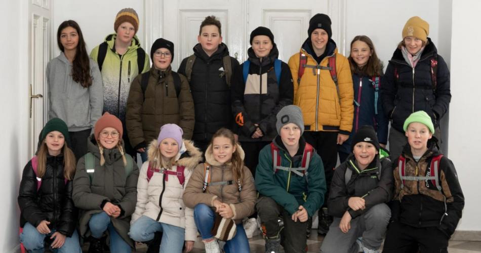 Gruppenfoto der 2c Klasse in Innsbruck